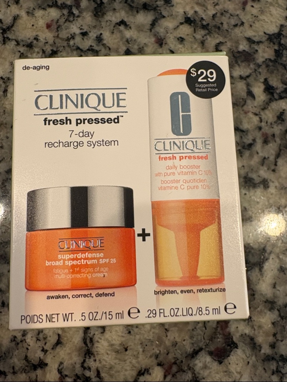FREE  with bundle Clinique Fresh Pressed Vitamin C Duo nwt